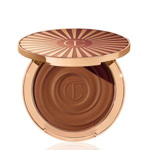 ✔️New TAN 3 Charlotte Tilbury ~ Beautiful Skin Sun-Kissed Glow Bronzer ~ BNIB